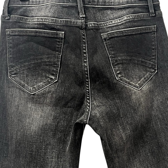 Driftwood Black Jackie Embroidered Ankle Jeans Size 27 High Rise - Picture 6 of 11